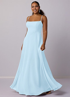 Barbie ♥ Azazie Bridesmaid Dresses A-Line Chiffon Floor-Length Dress image5