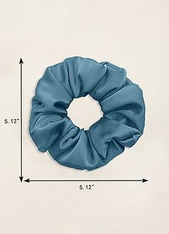 front Matching Color Bridesmaid Stretch Satin Over Size Scrunchies