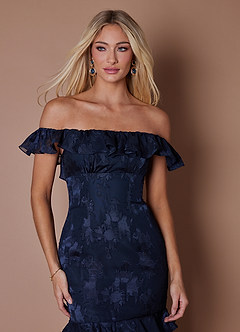Paula Twilight Navy Maxi Dress image4