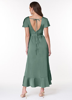 Azazie Lexis Stretch Satin Dress Vendita Finale  image2