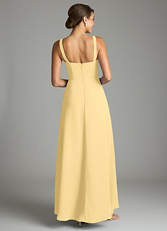 Azazie Debra Bridesmaid Dresses Butter A-Line with Pockets Chiffon Convertible Dress image6