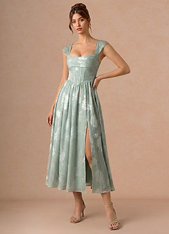 Rio Frosted Sage Midi Dress image3