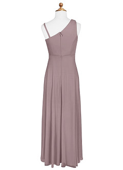 Azazie Brooke Junior Robe Trapèze en Maille Plissée Crépuscule image6