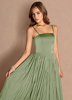 Vestido Verde Claro Midi Lorie image4