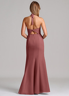 Azazie Emeria Suknie dla druhen Syrena Dekolt w kształcie serca Szyfon Do ziemi Sukienka image2