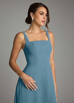 Azazie Debra Abiti da Damigella Abito Convertibile A-Line in Chiffon Con Tasche Bermuda image3