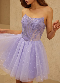 Florisse Purper Mini-jurk image7