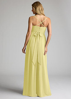 Azazie Llana Abiti da damigella d'onore premaman Abito A-Line Chiffon Floor-Length image2