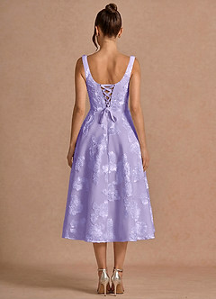 Brynn Pale Purple Midi Dress image2