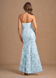 Robe Longue Hellblau Avina image3