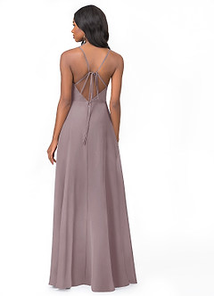 Azazie Everleigh Bridesmaid Dresses Dusk A-Line Sweetheart Pleated Chiffon Dress image2