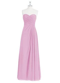 Azazie Arabella Allure Final Sale Candy Pink A-Line Sweetheart Neckline Chiffon Convertible Dress image10