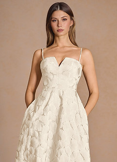 Phoenix French White Midi Dress image5