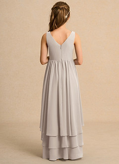 Azazie Kitten Junior Formal Jurken voor bloemenmeisjes A-Lijn Jurk van Chiffon Vorst image2