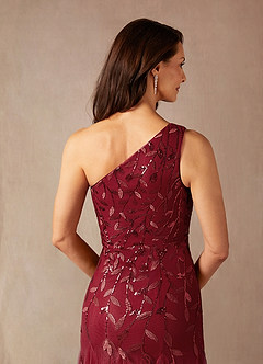 Azazie Backley Mère de la mariée Robes Robe Sirène en Paillettes Cabernet image9