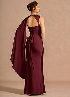 Vestido Vino Largo Chesney image2