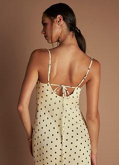 Alanis Cream Black Maxi Dress image10