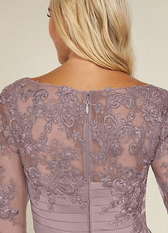 Azazie Alisondra Mother of the Bride Dresses Dusk Sheath Scoop Lace Lace Dress image7