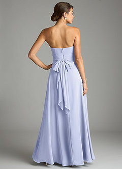 Azazie Tamira Suknie dla druhen Linia A Pofałdowany Szyfon Do ziemi Sukienka image4