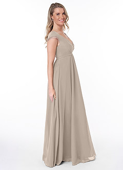 Azazie Jeneva Final Sale Flowy Pleated Chiffon Bridesmaids Dress image5
