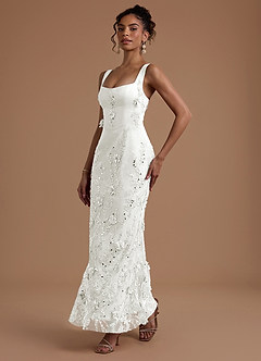 Zarelle Maxi Klänning Vit image4