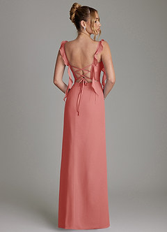 Azazie Jessamine Bridesmaid Dresses Antique Rose Mermaid Corset Chiffon Dress image8