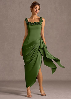Cerina Olive Green Maxi Dress image3