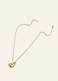 front Sculptural Teardrop Jewelry Set