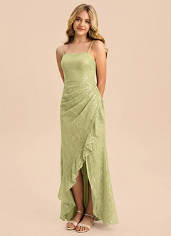 front Azazie Helena Junior Formal Dress