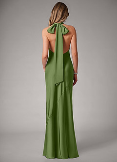 Azazie Velli Bridesmaid Dresses Juniper Mermaid Stretch Satin Dress image5