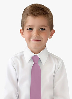 front Boy's Stretch Satin Neck Tie