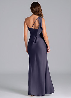 Azazie Driea Brudtärnklänningar Klä av Sjöjungfru i Stretch Satin Ena axeln Stormig image2