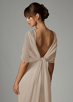 Azazie Stefania Suknie dla druhen Linia A Satyna elastyczna Do ziemi Sukienka image6