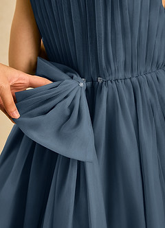 Azazie Pika Flower Girl Klänningar Klä A-Line i Tyll Plisserad image6