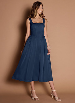 Eirlys Navy Midi Dress image4