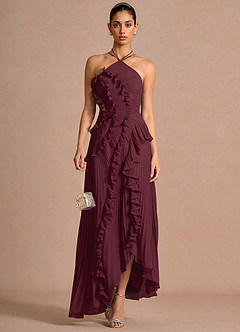 Hatsu Wine Maxi Dress image4
