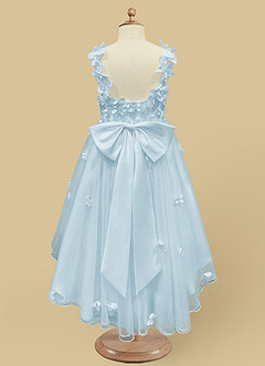 Azazie Ceres vestidos de niña de las flores Vestido de Azul Cielo de Tul de Princesa con Encaje image7