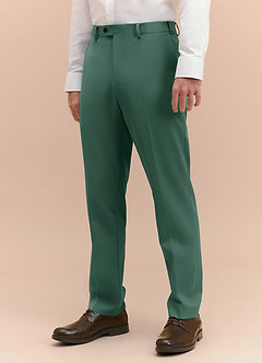 front James Eucalyptus Structured Stretch Dress Pants