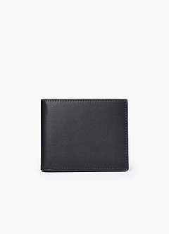 front Modern Slim Leather Bi-Fold with RFID Shield