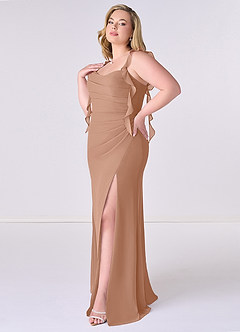 Barbie ♥ Azazie Bridesmaid Dresses Sweetheart Pleated Ruffle Chiffon Mermaid Dress image9