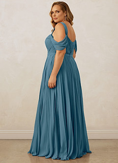 Christian Siriano Bridal for Azazie 1013 Bridesmaid Dresses Bermuda A-Line Off the Shoulder Chiffon Dress image15