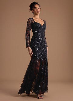 Sutton Negru Rochie maxi image3