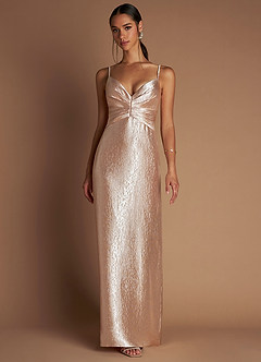 Vestido Oro Rosa Largo Shaya image3
