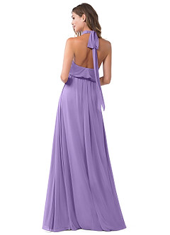 Azazie Landry Bridesmaid Dresses Tahiti A-Line Pleated Mesh Dress image2