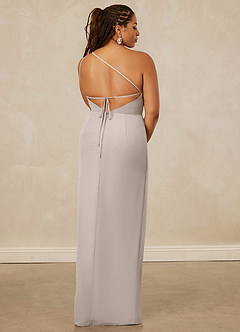 Christian Siriano Bridal for Azazie 1003 Bridesmaid Dresses Frost Sheath One Shoulder Chiffon Dress image15