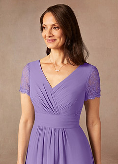 Azazie Polly Kleider für die Brautmutter A-Linie Spitze Chiffon Kleid Tahiti image8