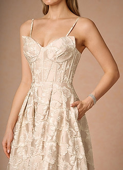 Robe Mi-Longue Fard à Joues Vintage Silvana image4