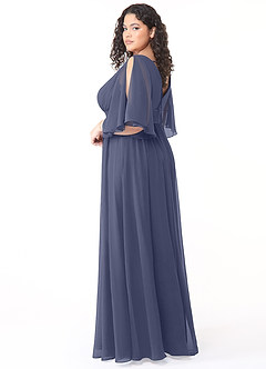 Azazie Temeka Bridesmaid Dresses Stormy A-Line Ruched Chiffon Dress image10