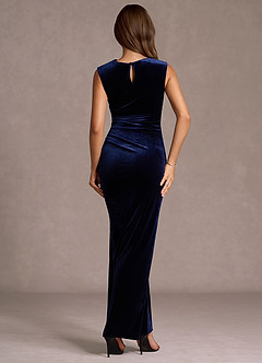 Sandra Navy Maxi Dress image2