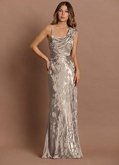 platinum colored bridesmaid dresses Kennedy Blue Allison Platinum Bridesmaid Dress